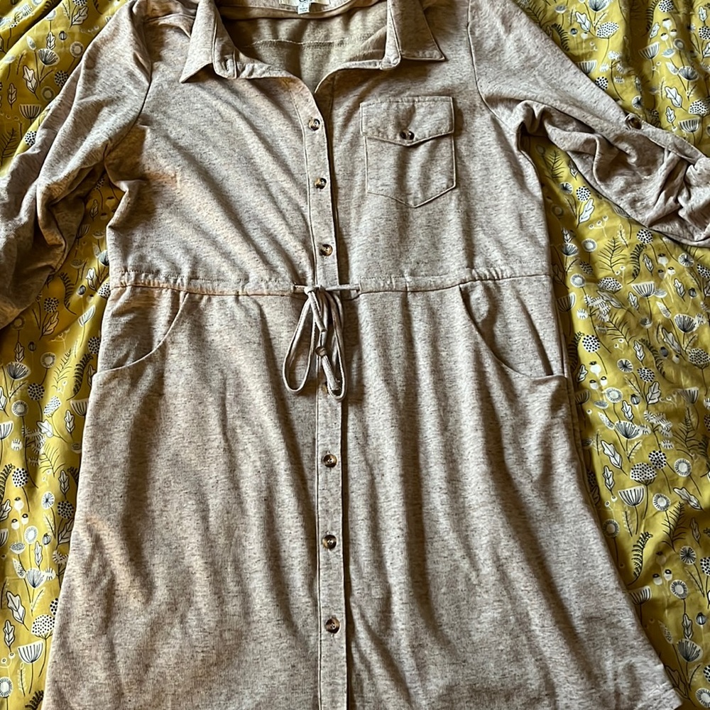 Tan dress